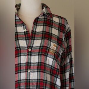 Lauren RL Plaid Sleep Shirt